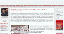 Desktop Screenshot of ilblogdirobertodinapoli.wordpress.com