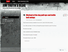 Tablet Screenshot of jimtroth.wordpress.com