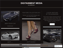 Tablet Screenshot of digitainmentmediagrp.wordpress.com