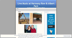 Desktop Screenshot of harmonyrow.wordpress.com