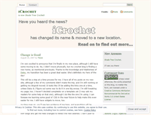 Tablet Screenshot of icrochet.wordpress.com