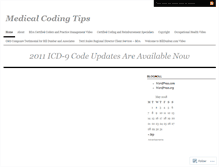 Tablet Screenshot of cptcodes.wordpress.com