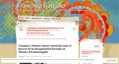 Desktop Screenshot of francescagargallo.wordpress.com