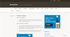 Desktop Screenshot of devtracker.wordpress.com