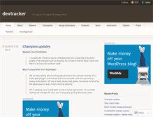Tablet Screenshot of devtracker.wordpress.com
