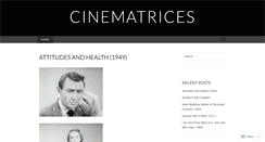 Desktop Screenshot of cinematrices.wordpress.com