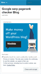 Mobile Screenshot of googleserppagerankchecker.wordpress.com