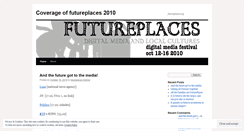 Desktop Screenshot of futureplaces2010.wordpress.com