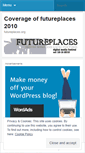 Mobile Screenshot of futureplaces2010.wordpress.com