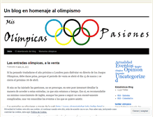 Tablet Screenshot of misolimpicaspasiones.wordpress.com