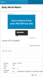 Mobile Screenshot of dailyworldwatch.wordpress.com