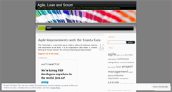 Desktop Screenshot of agilewisdom.wordpress.com