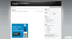Desktop Screenshot of convenioscasadeldeporte.wordpress.com