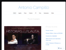 Tablet Screenshot of antoniocampillo.wordpress.com