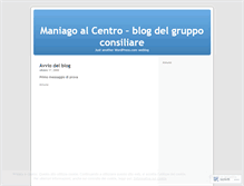 Tablet Screenshot of maniagoalcentro.wordpress.com