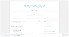 Desktop Screenshot of diaryofabigayle.wordpress.com