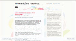 Desktop Screenshot of oxmanicomio.wordpress.com