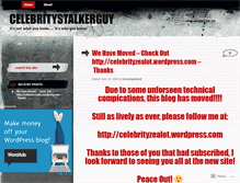 Tablet Screenshot of celebritystalkerguy.wordpress.com