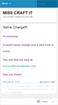 Mobile Screenshot of littlemisscraftit.wordpress.com