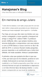 Mobile Screenshot of hansjonas.wordpress.com