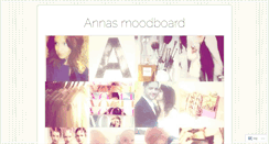 Desktop Screenshot of annasmoodboard.wordpress.com