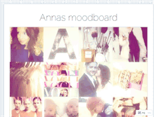 Tablet Screenshot of annasmoodboard.wordpress.com