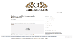 Desktop Screenshot of carloshollers.wordpress.com