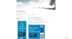 Desktop Screenshot of designsauce.wordpress.com