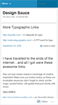 Mobile Screenshot of designsauce.wordpress.com