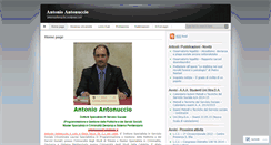 Desktop Screenshot of antonioantonuccio.wordpress.com