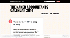 Desktop Screenshot of nakedaccountantcalendar.wordpress.com