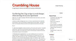 Desktop Screenshot of crumblinghouse.wordpress.com