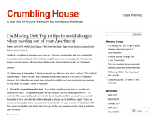 Tablet Screenshot of crumblinghouse.wordpress.com