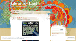 Desktop Screenshot of lifeintoyland.wordpress.com