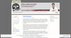 Desktop Screenshot of fixmyfootdoctor.wordpress.com