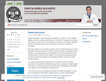 Tablet Screenshot of fixmyfootdoctor.wordpress.com