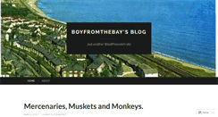 Desktop Screenshot of boyfromthebay.wordpress.com