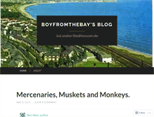 Tablet Screenshot of boyfromthebay.wordpress.com