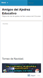 Mobile Screenshot of amigosdelajedrez.wordpress.com