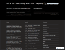 Tablet Screenshot of computinginthecloud.wordpress.com