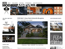 Tablet Screenshot of modernasheville.wordpress.com