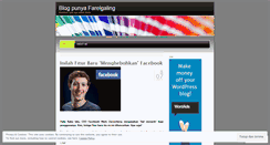 Desktop Screenshot of farelgaling.wordpress.com