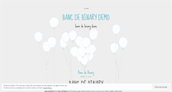 Desktop Screenshot of emcom.bancdebinarydemo.wordpress.com