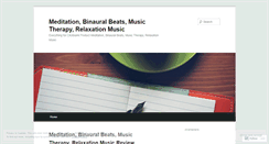 Desktop Screenshot of blogmeditationbinaural.wordpress.com