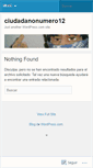 Mobile Screenshot of ciudadanonumero12.wordpress.com