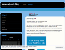 Tablet Screenshot of lapantahun.wordpress.com