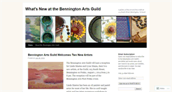 Desktop Screenshot of benningtonartsguild.wordpress.com