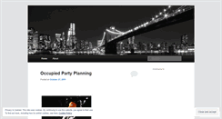 Desktop Screenshot of occupiedpartyplanning.wordpress.com