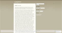 Desktop Screenshot of lepetitflaneur.wordpress.com