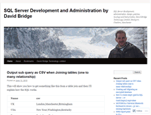 Tablet Screenshot of davidbridge.wordpress.com